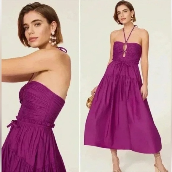 Ulla Johnson Dresses & Skirts - Ulla Johnson Ella Midi Dress in Orchid Size 2